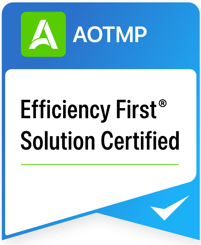 AOTMP Efficiency First Solution Certified